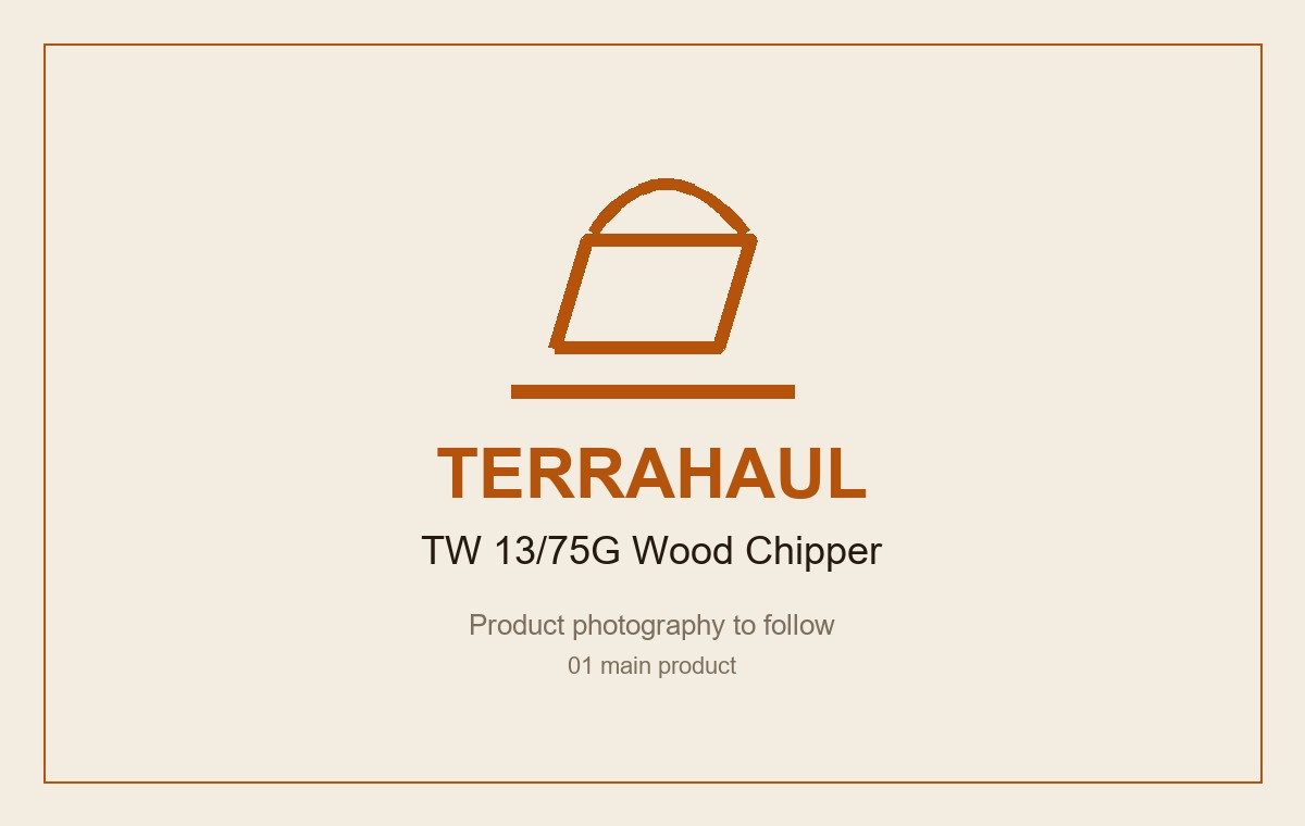 TerraHaul TW 13/75G Petrol Wood Chipper